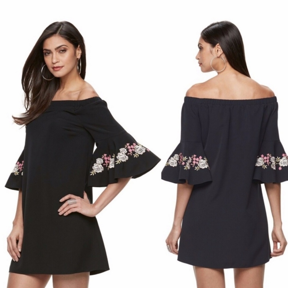 Jennifer Lopez Embroidered Dress